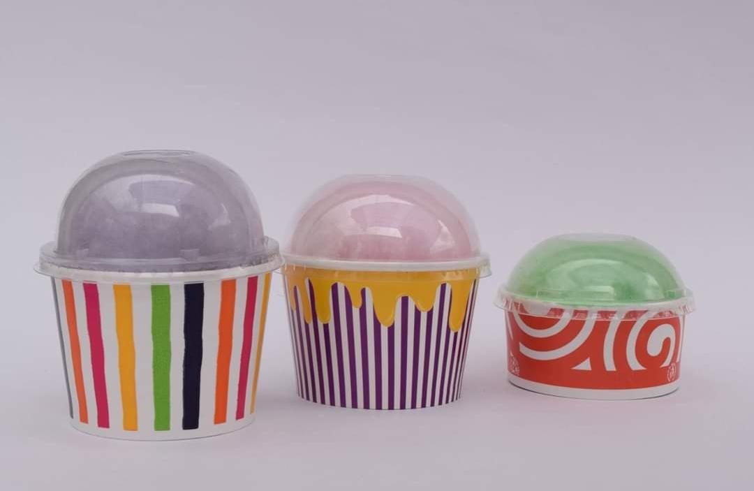 Algodón de azúcar - vaso de colores (8 onzas) - Imagen 2